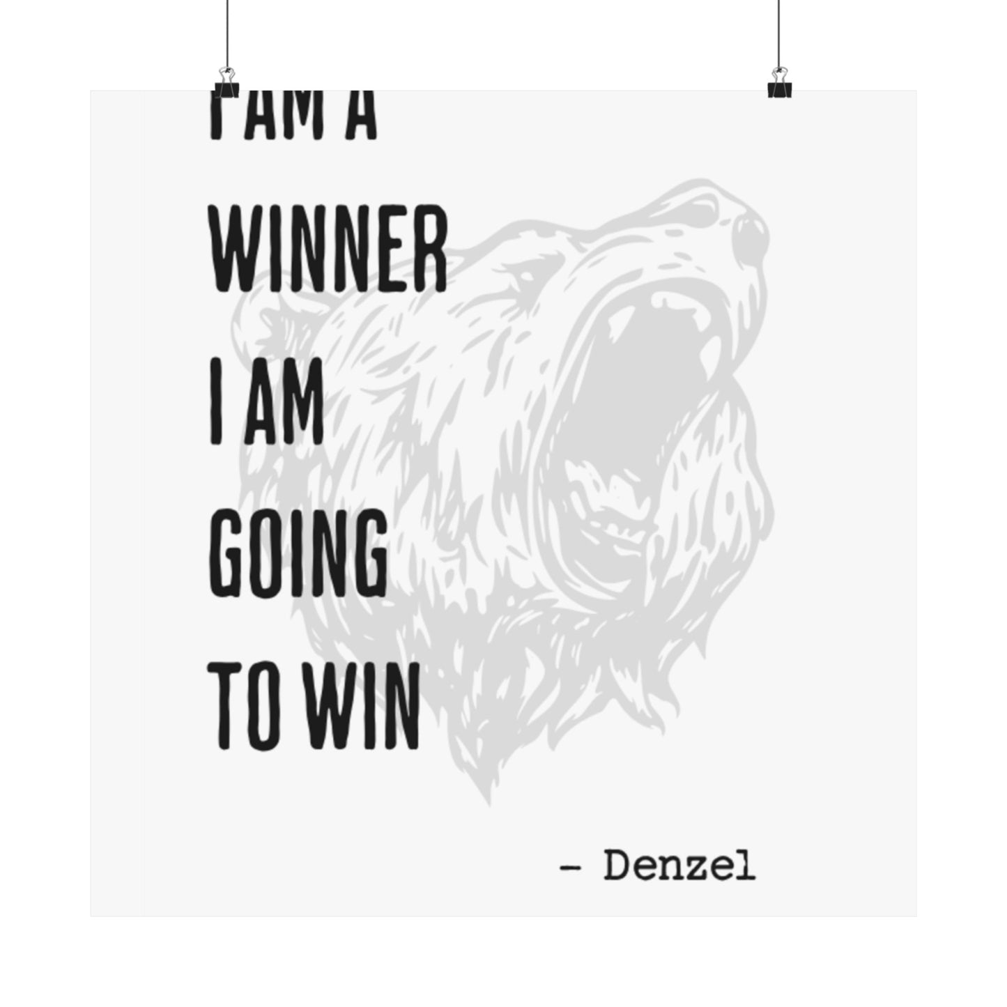 I AM  A WINNER