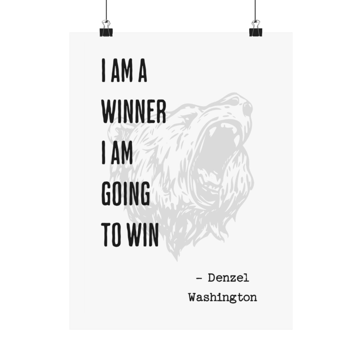 I AM  A WINNER