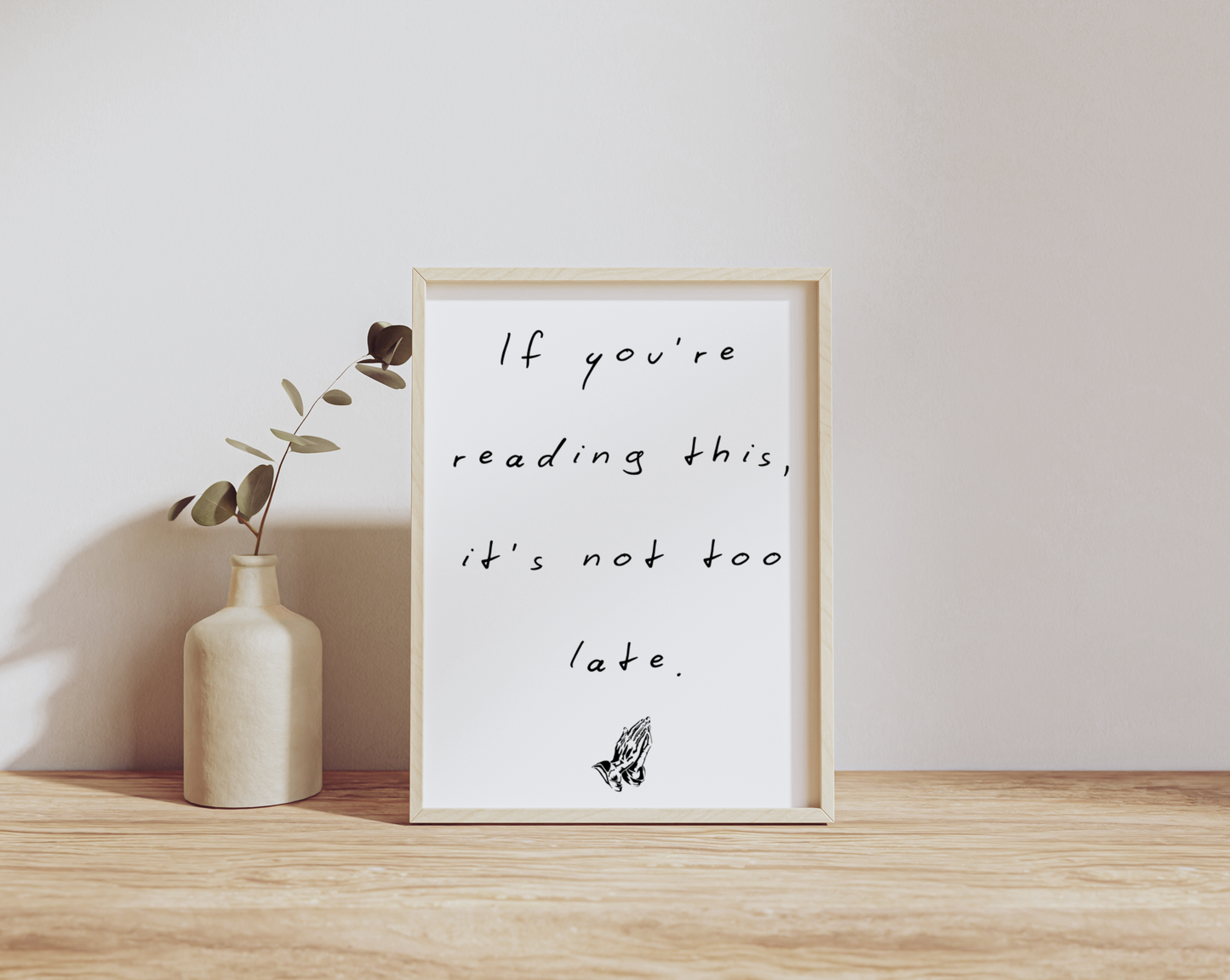 Inspirational Motivational Quote Poster Wall Art 